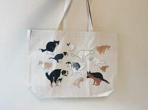 Sac fourre-tout en toile de coton 160g avec poche, personnalisé avec logo sérigraphié, réutilisable, grand format, pour l'extérieur - Product Image 4