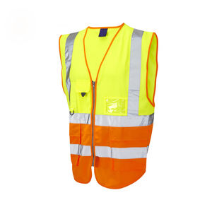 Chaleco de Seguridad de Malla de Poliéster Reflectante, Camisa de Trabajo Impermeable, con Logotipo Personalizable - Product Image 3