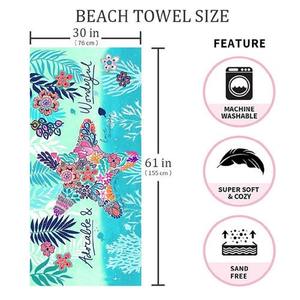 Toalla de Playa de Algodón de Color Sólido Personalizada con Logotipo Personalizado, Servicio OEM de Alta Calidad, Precio Económico - Product Image 2