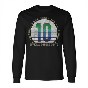 Maglietta Ufficiale a Maniche Lunghe per Ragazzi 2016, Vintage, per 10 Anni, con Numeri Doppi, Promozionale - Product Image 2