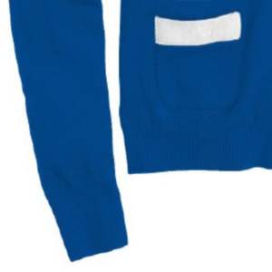 <span class=keywords><strong>Cardigan</strong></span> da donna con maglione in acrilico di <span class=keywords><strong>cotone</strong></span> Letterman in maglia <span class=keywords><strong>blu</strong></span> reale - Product Image 3