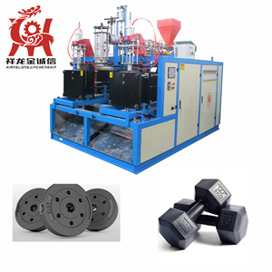 Haltères personnalisés Fitness poids à revêtement multicolore équipement de gymnastique haltères hexagonaux en fonte machine de moulage par soufflage - Product Image 2