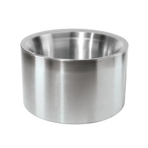 Juego de 3 bebidas de fiesta de acero inoxidable de Metal bebida fría y enfriador de vino estilo Retro cubo de hielo suministros de fiesta de Metal brillante - Product Image 4