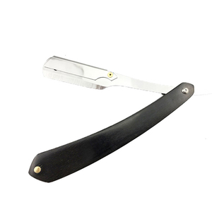 2025 nueva llegada profesional de acero inoxidable de Color personalizado plegable peluquero maquinilla de afeitar cuchillo con mango de acero - Product Image 6