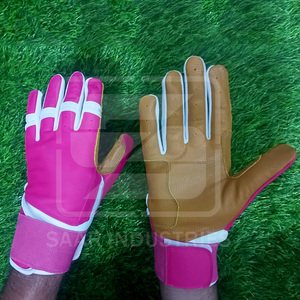 Guantes de Bateo de Béisbol Profesionales Ligeros de Cuero Vacuno Cabretta Hechos a Medida al por Mayor, Color y Logotipo Personalizables - Product Image 1