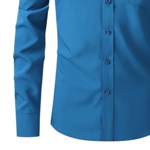 Taux raisonnable hommes chemise boutonnée dernière mode haute qualité Anti-rides haut tendance hommes chemise boutonnée avec le meilleur design - Product Image 3
