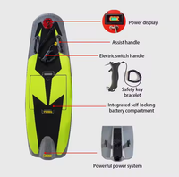 Ensemble complet de planche à pagaie électrique SUP en carbone pour enfants Commande au volant Embarquement gonflable sur l'eau de mer avec sac PP
