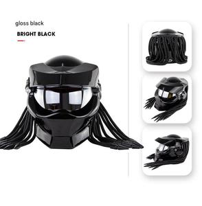 <span class=keywords><strong>Casco</strong></span> Integral de Motocicleta <span class=keywords><strong>Alien</strong></span> Predator, Máscara de ABS con Diseño Sci-Fi, Cierre Rápido, para Todas las Estaciones, Ideal para Motociclismo Urbano, Nuevo - Product Image 5