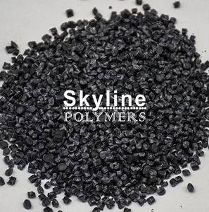 Pellets de grado de moldeo de Gránulos de poliestireno de alto impacto (2017) negros reciclados con patrón único - Product Image 2