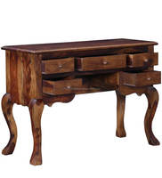 Ensemble de 3 tabourets et tables gigognes en bois de manguier massif, design traditionnel, meubles pour la maison, pour la cuisine et le salon