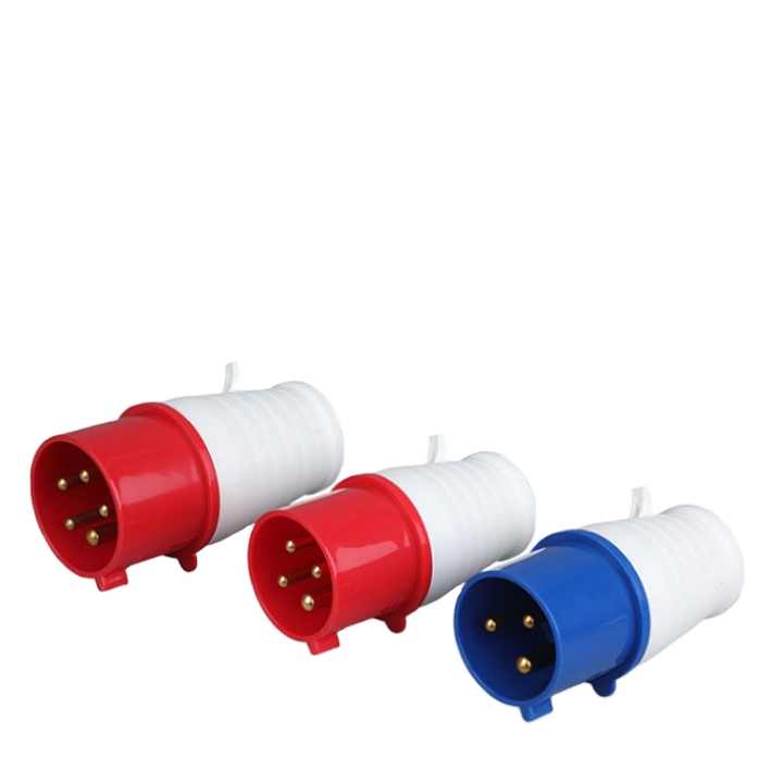 Industrial 16A 220V Male Plug Socket Wall Mounted Sockets for Factory ...
