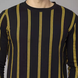 Sweat-shirt à col rond en molleton de coton chaud pour homme, motif uni décontracté avec doublure douce, technique de teinture unie, service OEM - Product Image 5