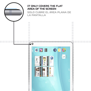 Protecteur d'écran antichoc pour tablette Trekstor SurfTab Breeze 101, accessoire Premium - Product Image 4
