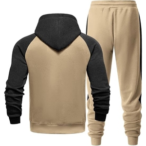 ชุดวอร์มลำลองสำหรับผู้ชายและผู้หญิงชุดวอร์มผ้าสแปนเด็กซ์/ ผ้าฝ้ายระบายอากาศได้ดีสำหรับฤดูใบไม้ร่วง - Product Image 2