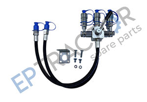 Válvula desviadora manual de 8 puertos para tractor, 2 a 6 puertos con soporte - Product Image 4