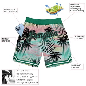 Vente en gros de shorts de basket-ball personnalisés OEM à sublimation pour jeunes vêtements de sport décontractés à la mode - Product Image 2