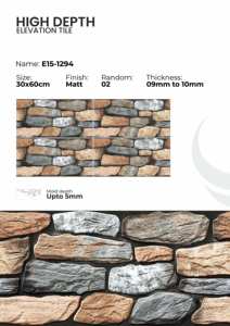 Carreaux de mur extérieur en porcelaine 300x600mm, design de façade moderne - Product Image 5