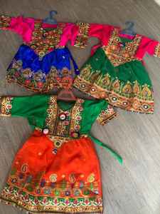 Fabricants sur mesure de robes de mariée de style afghan pour femmes, couleur rose, vêtements traditionnels indiens et pakistanais faits à la main, vêtements pour enfants - Product Image 2