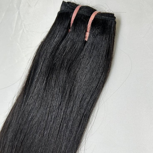 Extensions de cheveux naturels indiens Remy les plus vendues, tissage double trame à la machine, lisses/ondulées/bouclées, double épaisseur, toutes les couleurs - Product Image 4