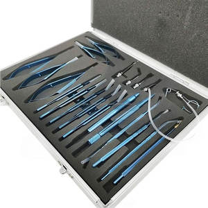 Kit de Cirugía Oftálmica para Cataratas, 21 Piezas, Estuche de Acero Inoxidable, Instrumentos Quirúrgicos Oculares Completos para Cataratas, WORLD PRECISION SURGICAL - Product Image 2