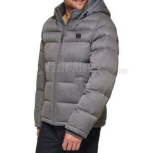 Blouson matelassé homme zippé intégral, vêtement d'extérieur moderne et élégant pour l'hiver, blouson matelassé homme raffiné - Product Image 2