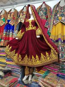 ชุดกูชีอัฟกันสำหรับผู้ใหญ่ ชุดชนเผ่าดั้งเดิมของชาวอัฟกานิสถาน ชุดสัลวาร์ คามีซ ชัลวาร์ จากอัฟกานิสถาน - Product Image 5