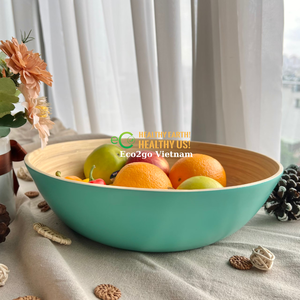 100% bol en bambou biodégradable/bol à salade en bambou/bol à mélanger en bambou avec le prix le moins cher et la vente en gros - Product Image 6