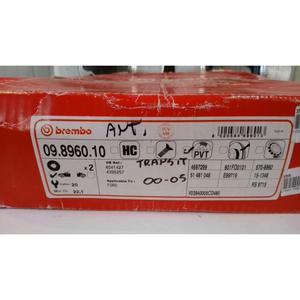 Paire de disques de frein avant FORD Transit Connect 1ère série (02>06) 09.8960.10 Essence - - Product Image 5