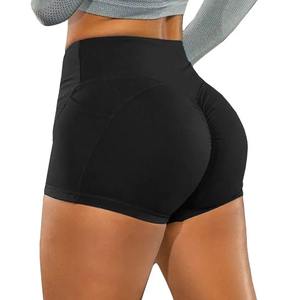 Pantalones cortos ligeros personalizados al por mayor para mujer, cintura elástica de poliéster y algodón para gimnasio deportivo y ropa informal - Product Image 3