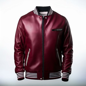 Wholesale Varsity <b>Jackets</b> with Leather Sleeves Stylish Letterman Bomber Chicago <b>Jackets</b> for <b>Boys</b> - Product Image 3