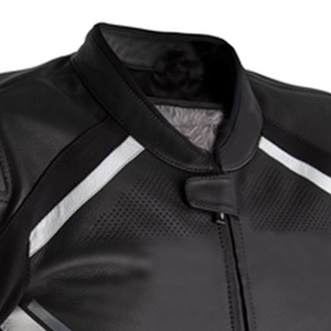 Veste en cuir pour homme en cuir de vache véritable de conception américaine tendance pour l'hiver, moto, moto, haut de gamme, grande taille, respirante - Product Image 3