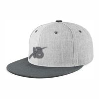 IB Brand New Flat Brim Visor Classic Snapback Hat Blank Ajustable Brim High Top Trendy Color Style Plain Tone Gorra de béisbol