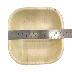 Cuenco para servir de cerámica duradero cuadrado de 6 pulgadas desechable y biodegradable para el hogar y el restaurante - Product Image 4