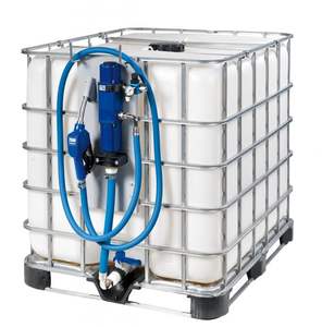 Réservoir de stockage IBC de 1000 litres avec pompe et composants du noyau du récipient à pression pour le stockage de produits chimiques Conteneurs IBC usagés à vendre - Product Image 2