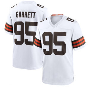 Maillot de football américain pour homme cousu, haute qualité, 6 Baker Mayfield, 95 Garrett, respirant, taille plus, unisexe - Product Image 3