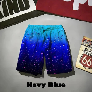 กางเกงว่ายน้ำสเก็ตบอร์ดแฟชั่นสำหรับผู้ชายและผู้หญิงกางเกงขาสั้นพิมพ์ลาย3D สุดเท่หยดน้ำเย็นกลางแนวสตรีทป๊อปตลกๆชายหาด - Product Image 5