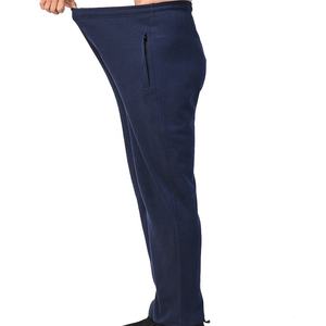 กางเกงผู้ชายแบบปรับแต่งได้กางเกงกีฬาสีพื้นมีกระเป๋าผ้าคอตตอนแบบผูกเชือกใส่กลางแจ้ง - Product Image 4