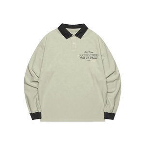 Vente en gros de chemise à manches longues grande taille pour hommes Summer High Street Tricoté de haute qualité Logo personnalisé durable - Product Image 2