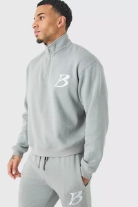 ชุดวอร์มสวมหัวมีซิปไซส์ใหญ่สำหรับผู้ชายชุดวอร์มใส่สบายระบายอากาศได้ดี - Product Image 3