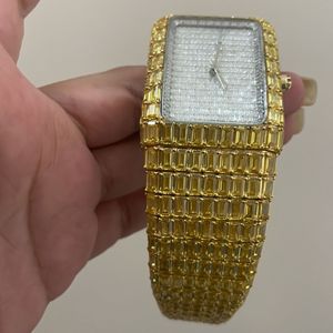 Reloj Moissanite de lujo asequible | VVS Iced Out Skeleton | Venta al por mayor Diamond Tester Pass - Product Image 5