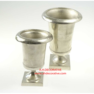 Jarrón de flores martillado a mano chapado en oro, florero de centro de mesa decorativo martillado a mano, nuevo diseño, florero de Metal - Product Image 6
