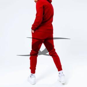 Conjunto personalizado de Sudadera con capucha recortada con diamantes de imitación y pantalones de chándal acampanados, chándal para hombre - Product Image 5