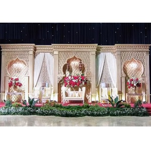 Grand cadre de mariage arabe Configuration Magnifiques cadres de mariage à thème marocain Panneaux de cadre de mariage marocain moderne - Product Image 1
