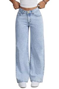 Vaqueros holgados de estilo vintage de alta demanda, cómodos pantalones holgados de algodón, perfectos para reuniones de oficina y trajes diarios informales - Product Image 4