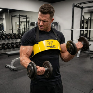 Support de poignet professionnel pour musculation, réglable, en latex, robuste, respirant, écologique, antidérapant, pour l'entraînement à domicile - Product Image 6
