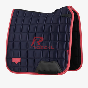 Vente en gros de tapis de selle de cheval anglais tissu respirant de qualité supérieure doublure douce durable design équestre confortable - Product Image 2