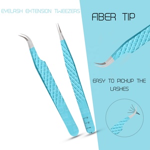 handcrafted from professional quality sustainable steel eyelash extension tweezers & <b>mirror</b> for <b>extended</b> use - Product Image 5