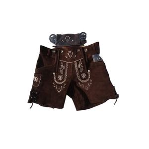 1,1mm de espesor Street Wear cuero corto alemán Trachten bávaro Oktoberfest Lederhose XS tamaño tela de malla - Product Image 1