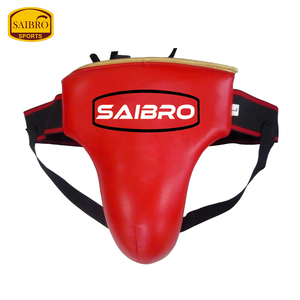 Protector de ingle de cuero PU para hombre con logotipo personalizable de alta calidad, cómodo estampado de alta visibilidad, protección de boxeo MMA - Product Image 2
