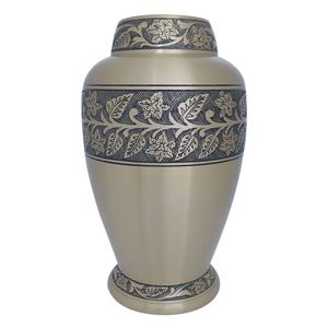 Urna de Cremación para Adultos con Diseño de Cruz y Pájaro en Vuelo, Urnas Metálicas para Cenizas, Recuerdo, Urna Funeraria de Latón para Cenizas Humanas - Product Image 6